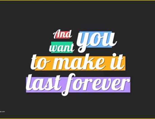 Free Lyric Video Template after Effects Of Lyrics Typography for Lyrics Video after Effects