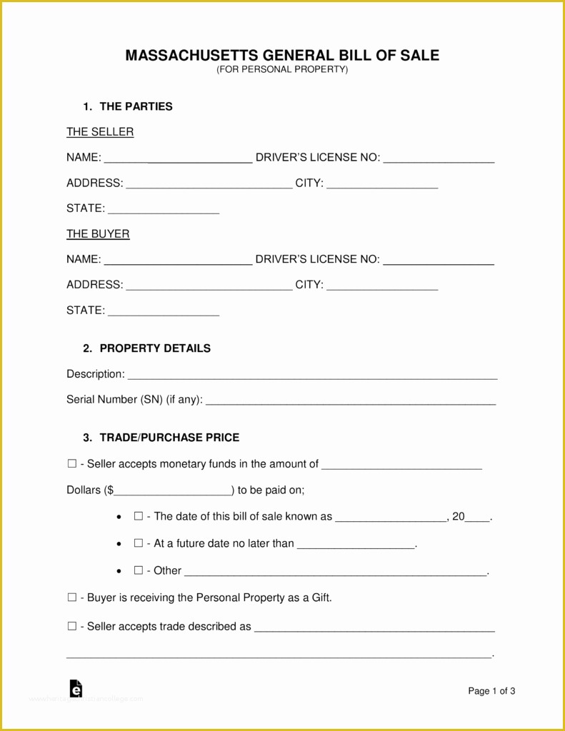 Free Ma Bill Of Sale Template Of Gift Affidavit form Machusetts Gift Ftempo