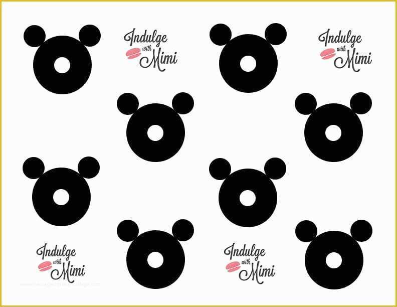 Free Macaron Template Of Bear Macaron Template