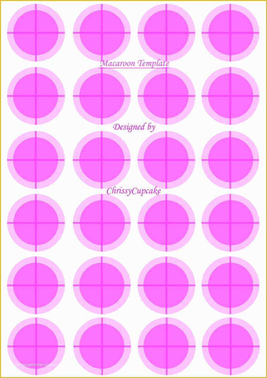Free Macaron Template Of Macaroon Template Cakecentral