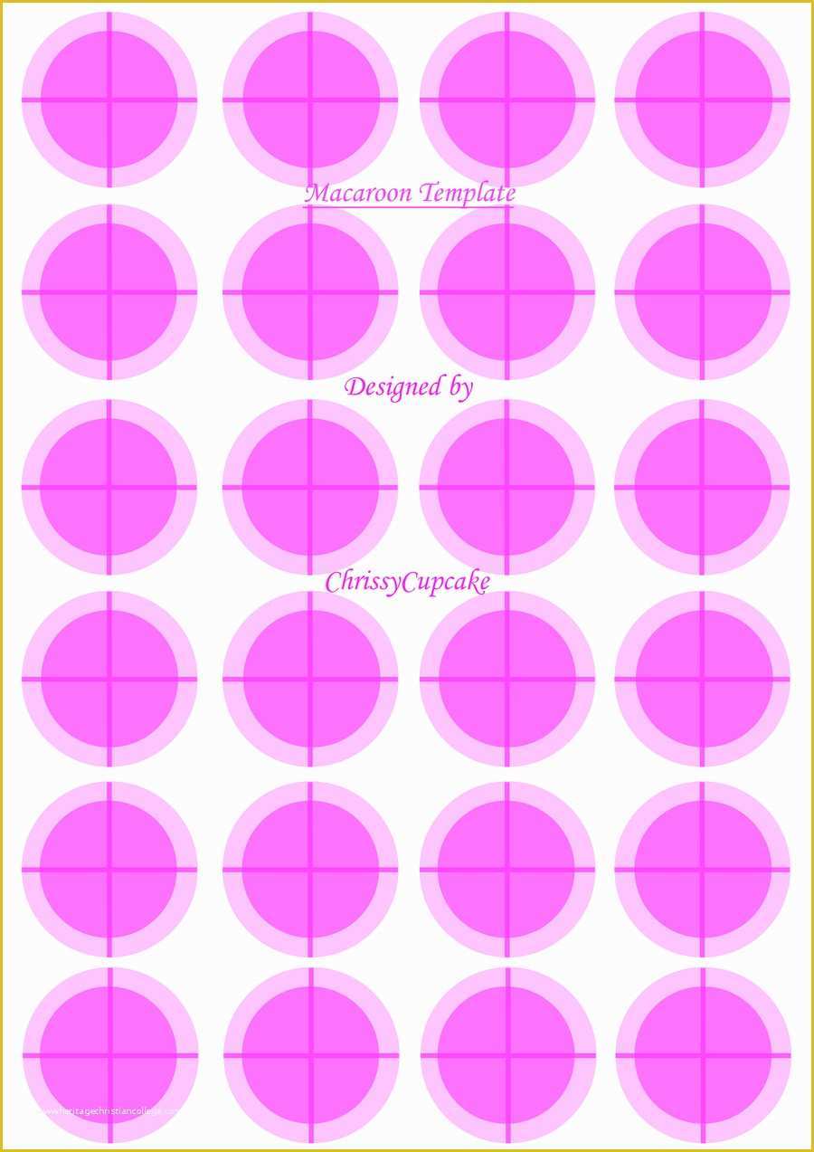 Free Macaron Template Of Macaroon Template Cakecentral