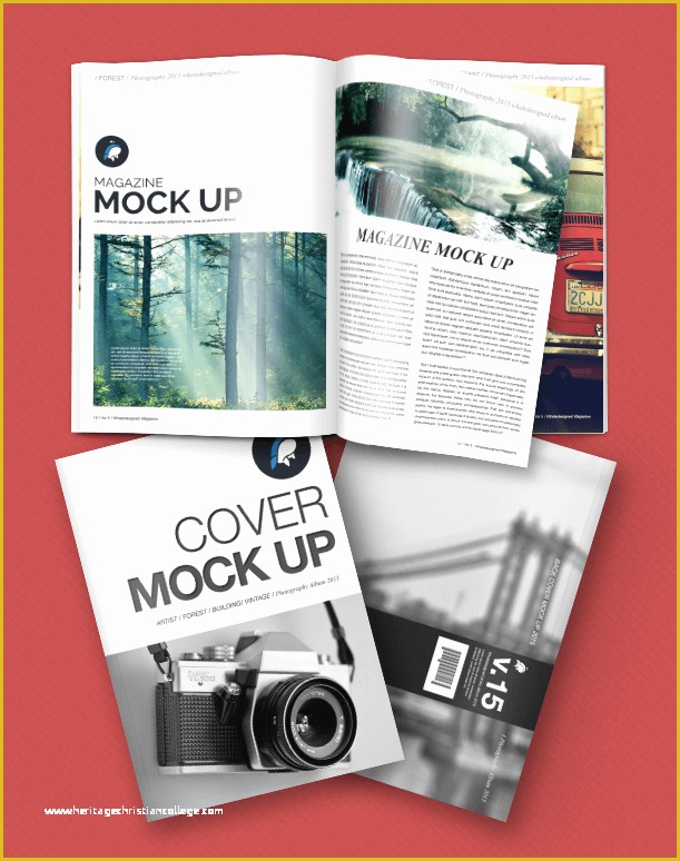 Free Magazine Cover Template Of 18 Free Magazine Mockup Templates for Designers