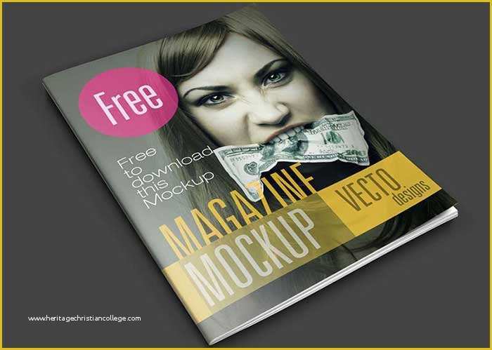 Free Magazine Cover Template Of 33 Best Free Magazine Mockup Templates In Psd to Download