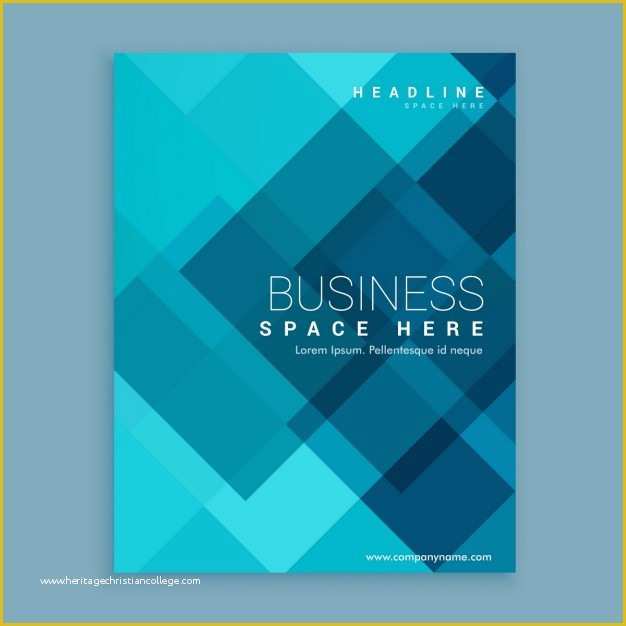 Free Magazine Cover Template Of Blue Business Magazine Cover Template Vector