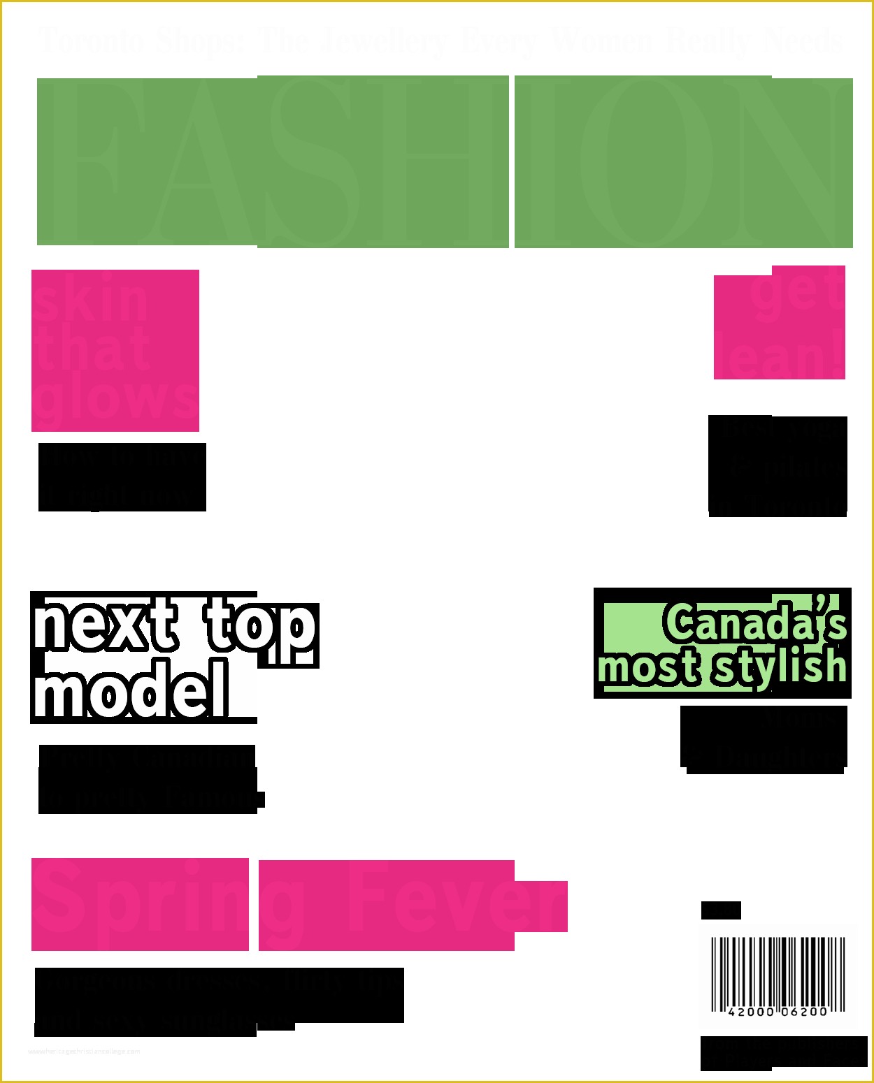 Free Magazine Cover Template Of Magazine Cover Template