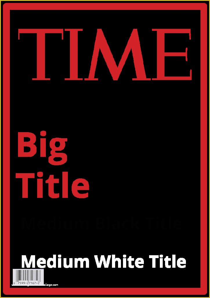 Free Magazine Cover Template Of Time Magazine Template Steven Katz