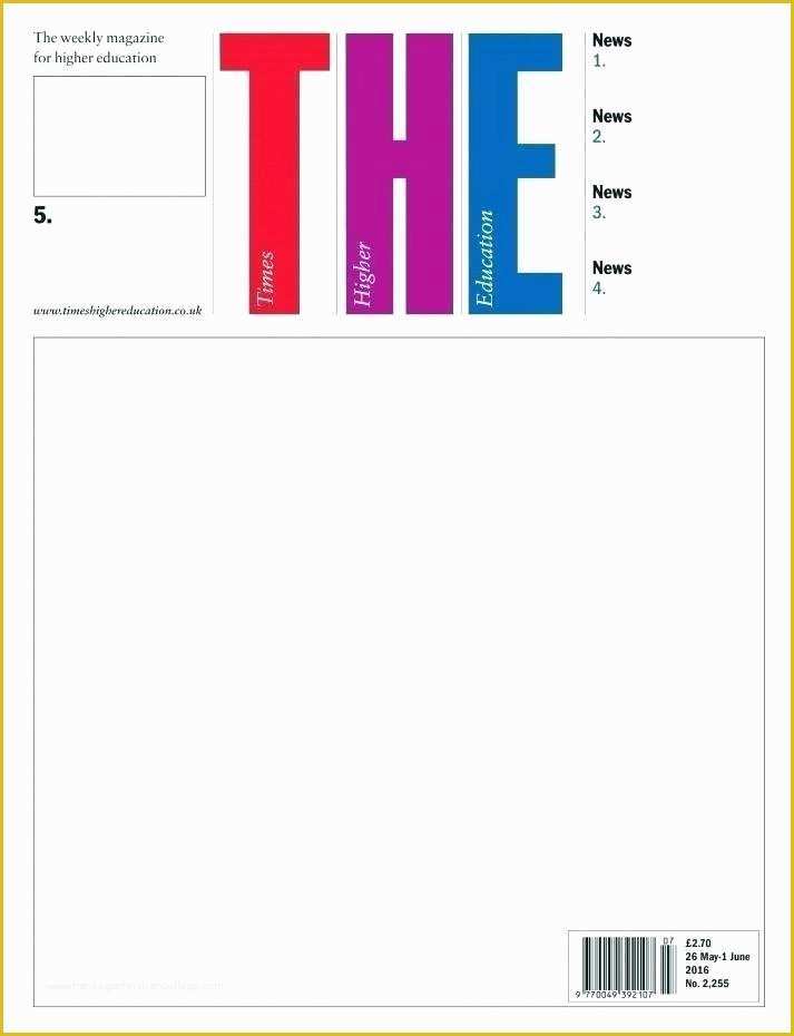 Free Magazine Layout Templates for Word Of Blank Magazine Cover Template Fake Free Awesome