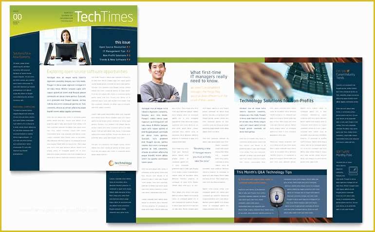 Free Magazine Layout Templates for Word Of Free Newsletter Template Download Word & Publisher Templates