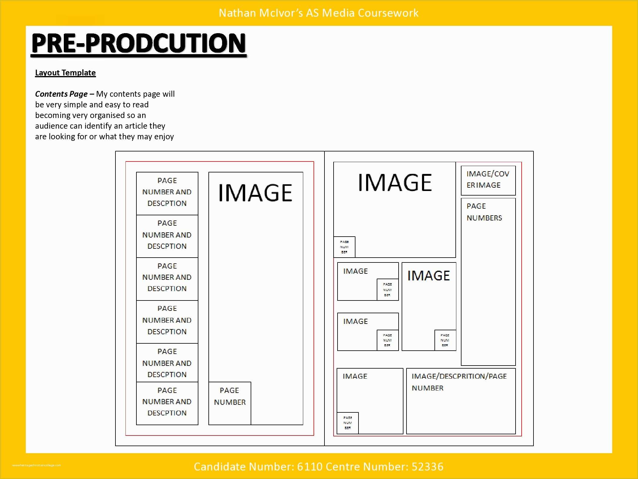 Free Magazine Layout Templates for Word Of Media – Music Magazine – Pre Production – Layout Template