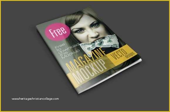 Free Magazine Mockup Psd Template Of 24 Magazine Mockup Templates Free Psd Download