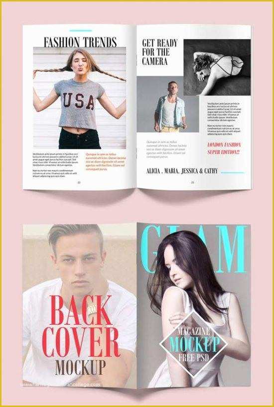 Free Magazine Mockup Psd Template Of 30 Nice & Free Magazine Mockups Templates