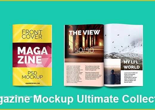 Free Magazine Mockup Psd Template Of 40 Best Free Magazine Mockup Psd Templates 2018