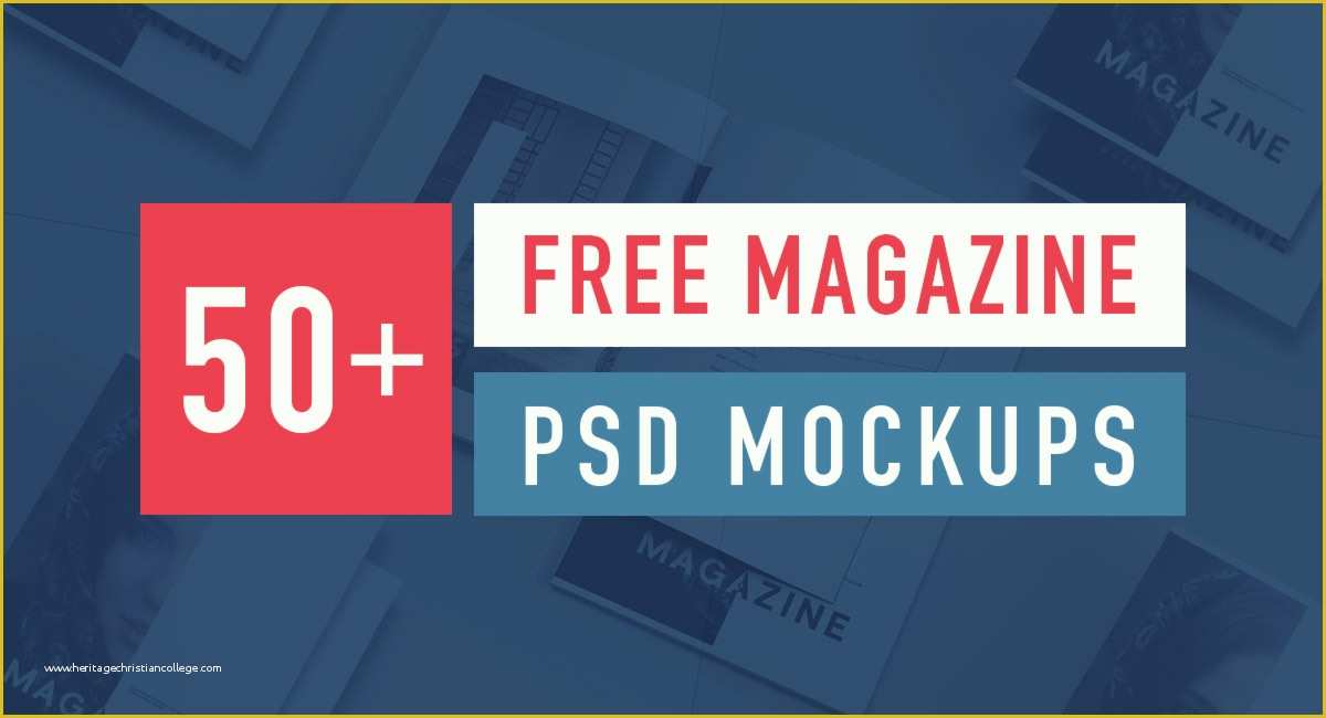 Free Magazine Mockup Psd Template Of 50 Best Free Magazine and Book Cover Psd Mockup Templates