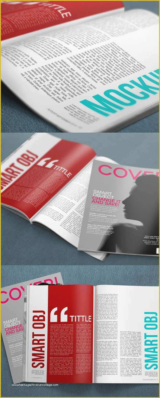 Free Magazine Mockup Psd Template Of 75 Free Mockup Templates [book Brochures and Magazine