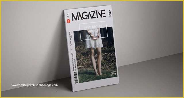 Free Magazine Mockup Psd Template Of Psd Magazine Mockup Cover Vol7