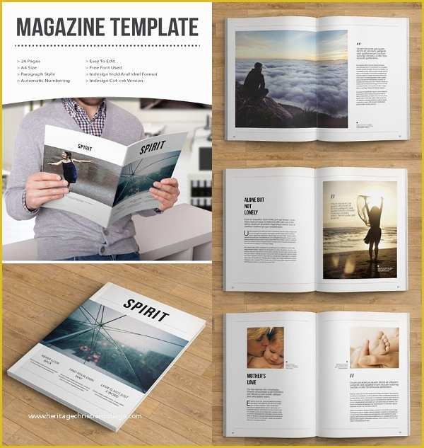 Free Magazine Page Template Of 30 Creative Magazine Print Layout Templates for Free