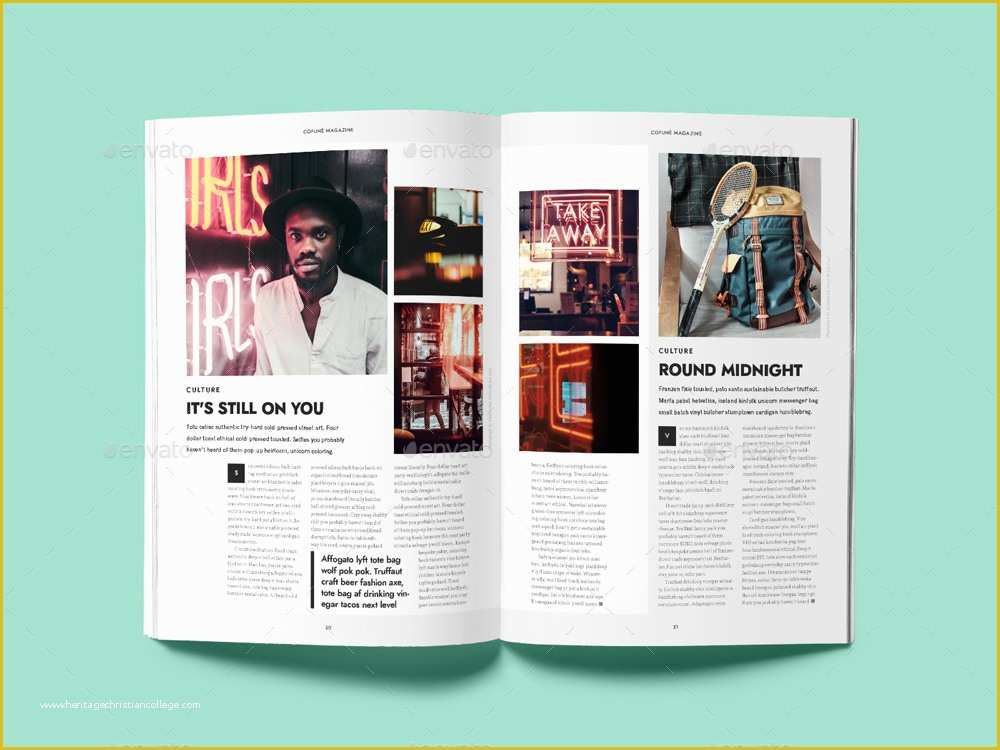 Free Magazine Template Indesign Of Cofune Magazine 40 Pages Indesign Template by Danibernd