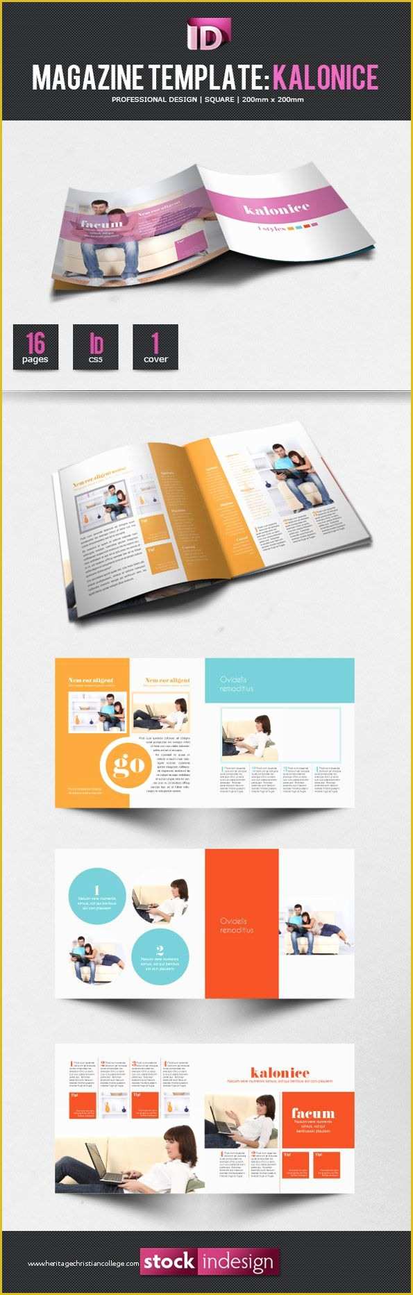 Free Magazine Template Indesign Of Free Indesign Magazine Template Kalonice