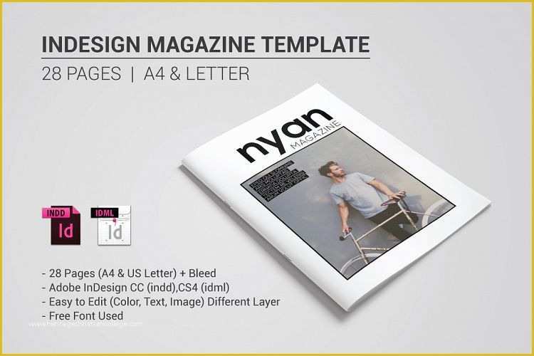 Free Magazine Template Indesign Of Indesign Magazine Template