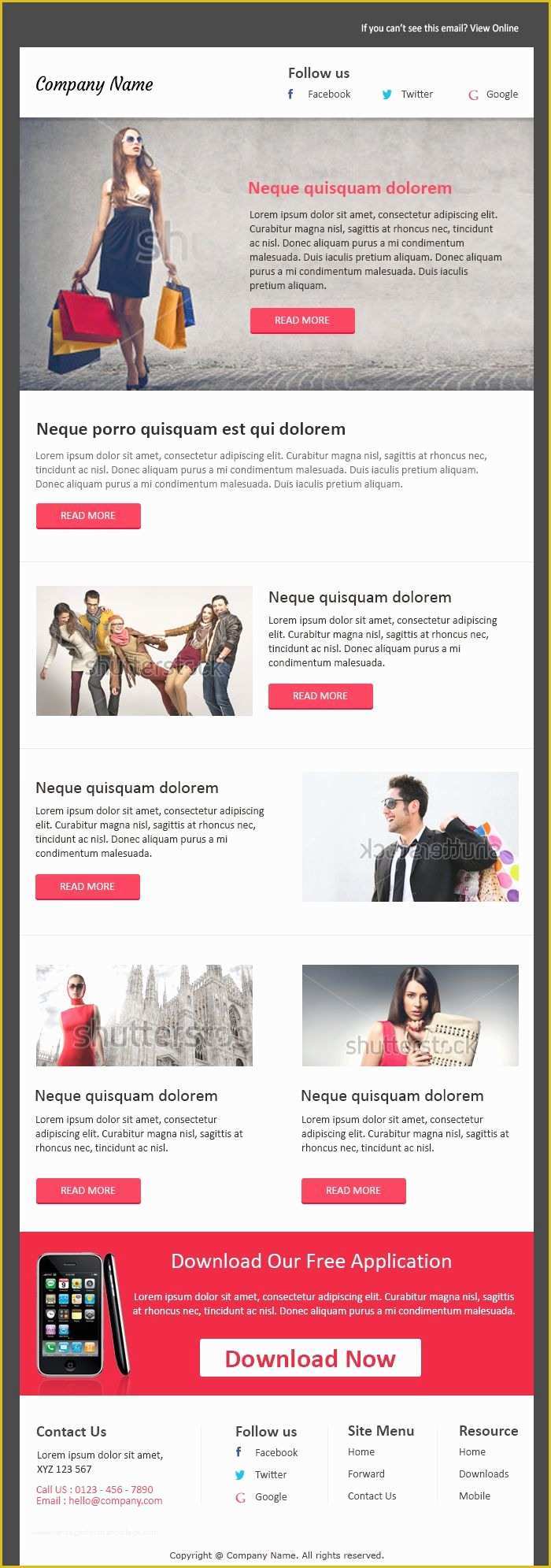 Free Mailchimp Newsletter Templates Of Email Newsletter Examples Business Email Templates Sample