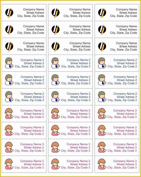 Free Mailing Label Template for Word Of Address Label Template