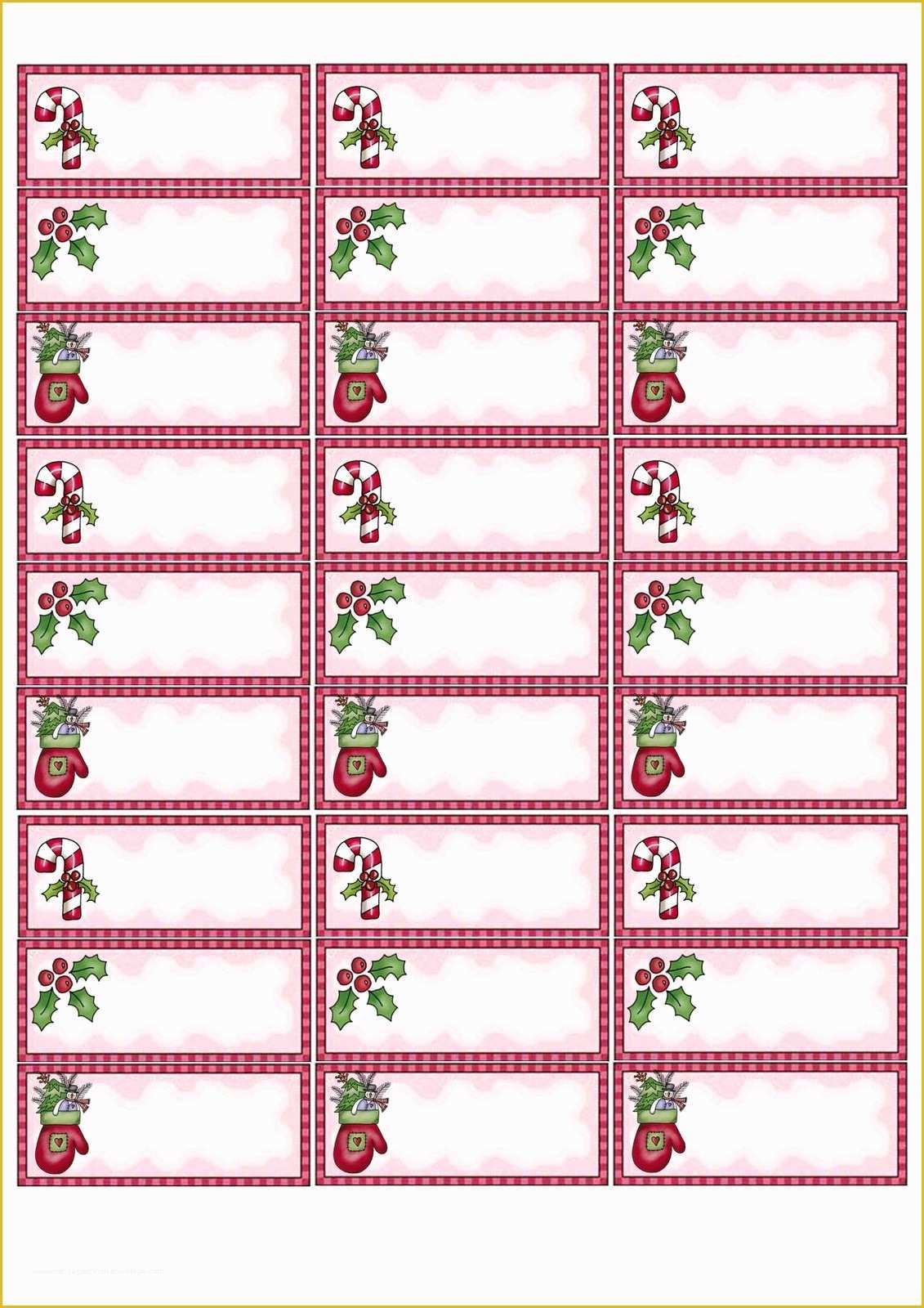Free Mailing Label Template for Word Of Address Label Templates Free Example Mughals Christmas