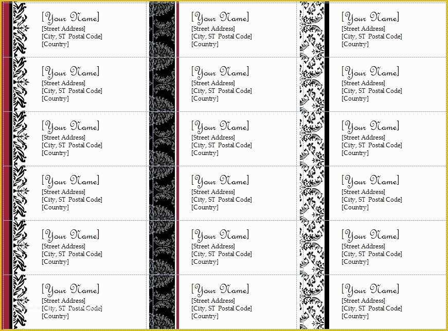 Free Mailing Label Template Of Avery Address Labels Template Beepmunk
