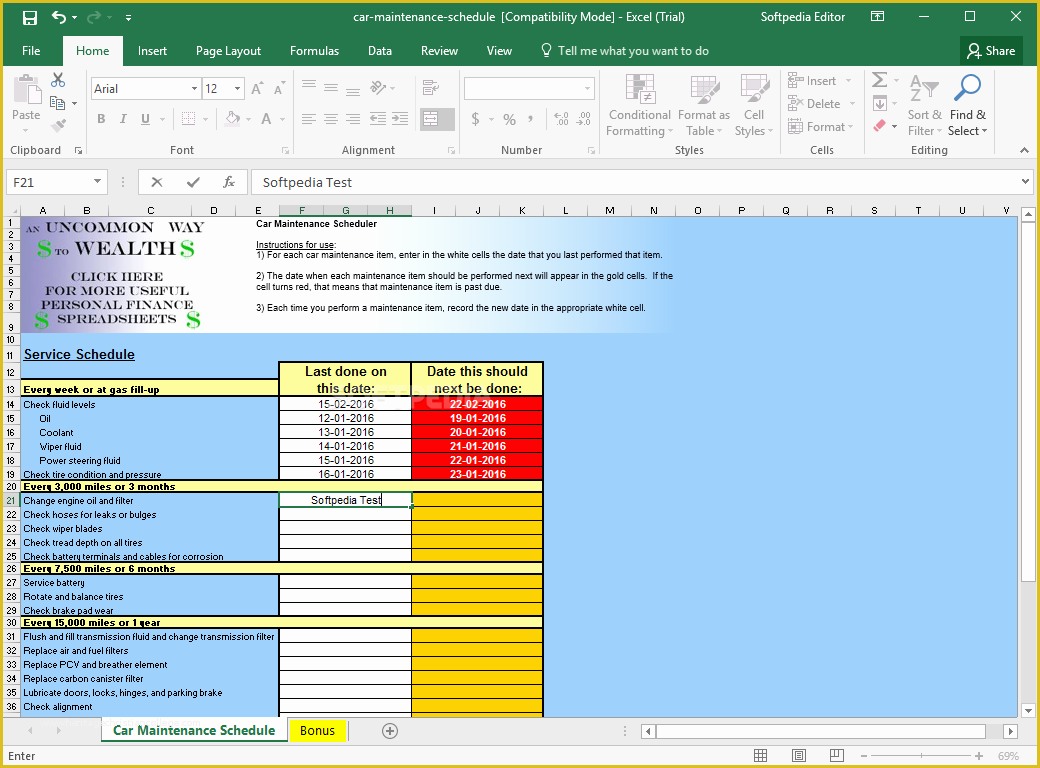 Free Maintenance Planning and Scheduling Templates Excel Of Download Car Maintenance Schedule Spreadsheet
