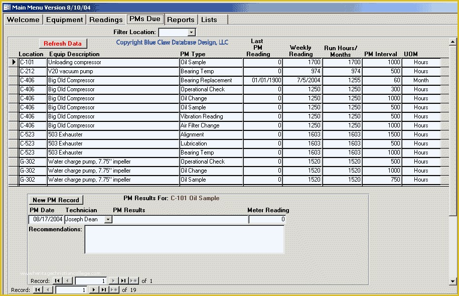 Free Maintenance Planning and Scheduling Templates Excel Of Free Preventive Maintenance Schedule Template