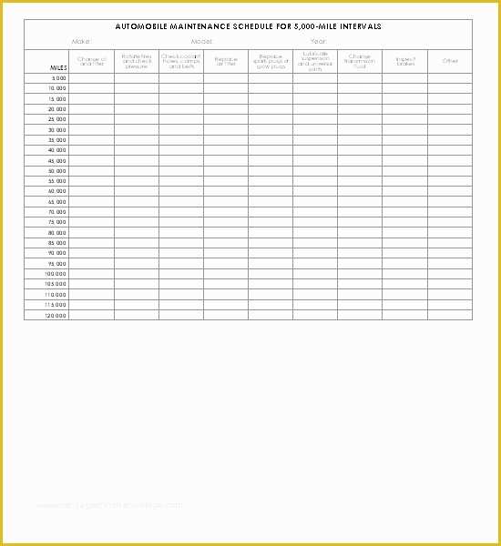 Free Maintenance Planning and Scheduling Templates Excel Of Vehicle Maintenance Schedule Template Excel