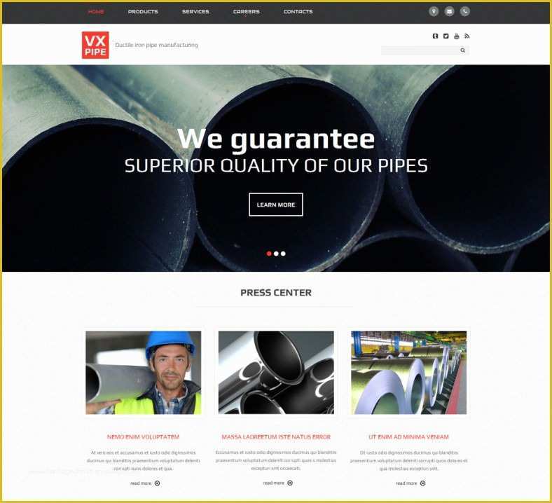 Free Manufacturing Website Templates Of 24 Best Industrial Website Templatesindustrial Website