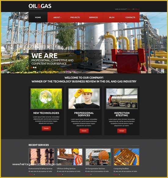Free Manufacturing Website Templates Of 80 Best Industrial Website Templates Free &amp; Premium