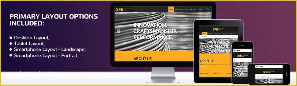Free Manufacturing Website Templates Of Template Sfb Manufacturing Responsive Website Template