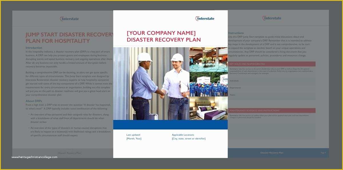 Free Manufacturing Website Templates Of Website Disaster Recovery Plan Template Business Disaster