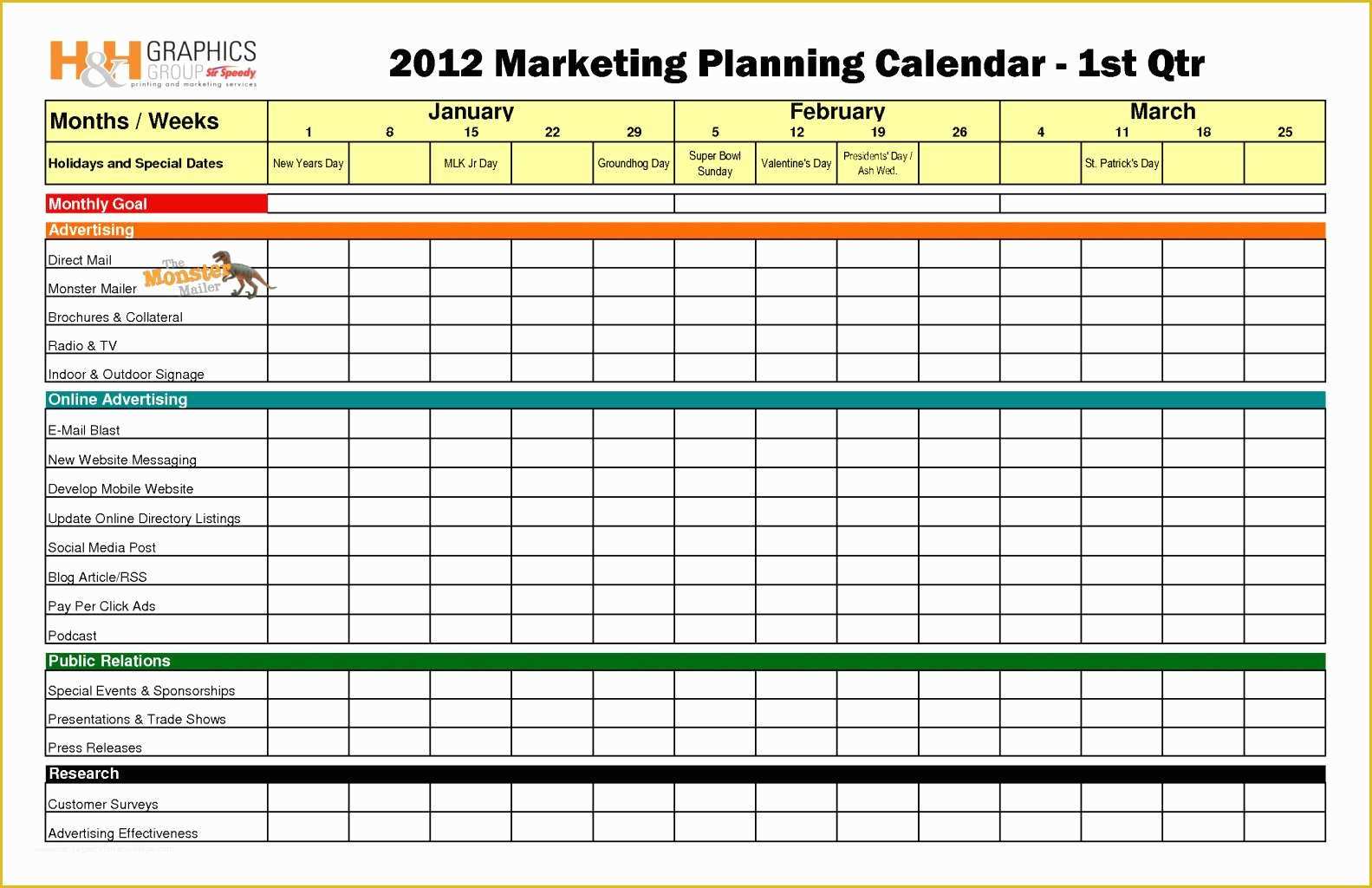 Free Marketing Calendar Template 2018 Of Free Marketing Calendar Template 2018 Elegant Marketing