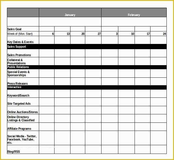 Free Marketing Calendar Template 2018 Of Marketing Calendar Template 3 Free Excel Documents