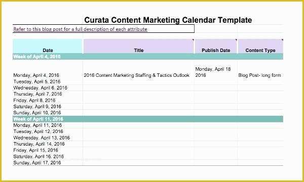 Free Marketing Calendar Template 2018 Of Monthly Marketing Calendar Template Advertising Free 2017