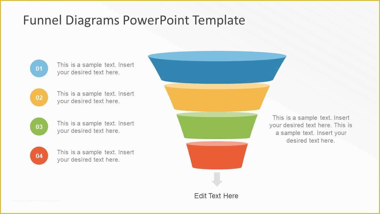Free Marketing Funnel Template Of Funnel Diagram Presentation for Sales Slidemodel
