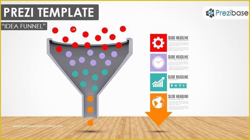 Free Marketing Funnel Template Of Infographic & Diagram Prezi Templates