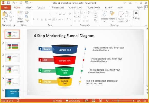 Free Marketing Funnel Template Of Marketing Strategy Ppt Free Presentation