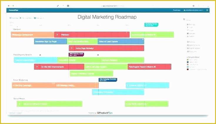 Free Marketing Roadmap Template Of Product Marketing Roadmap Template Digital Marketing