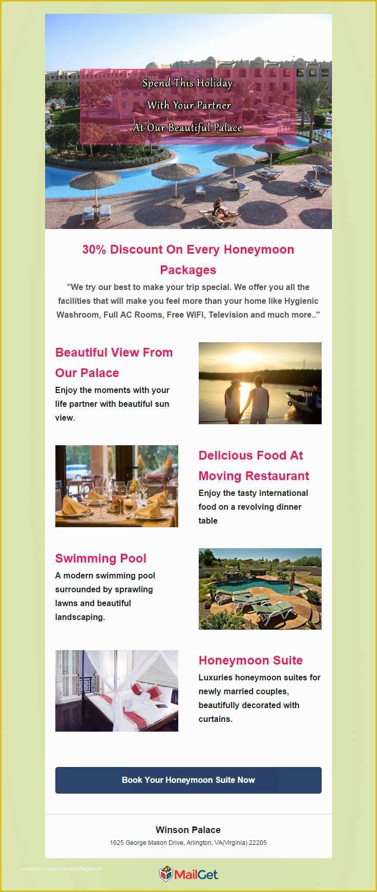 Free Marketing Templates Of 5 Free Hotel Email Marketing Templates