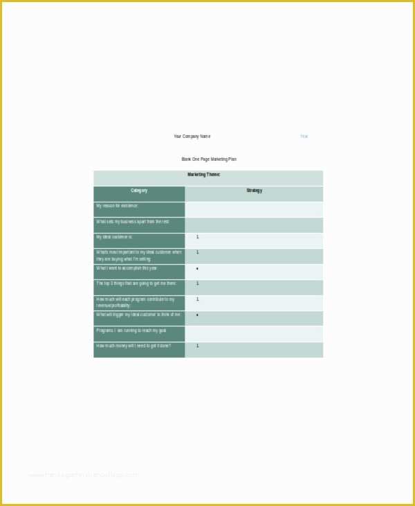 Free Marketing Templates Of 7 E Page Marketing Templates – Free Sample Example