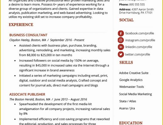 Free Marketing Templates Of Marketing Resume Sample &amp; Writing Tips