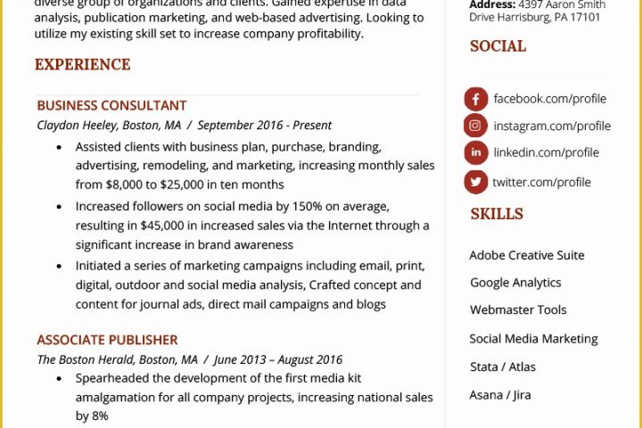 Free Marketing Templates Of Marketing Resume Sample &amp; Writing Tips