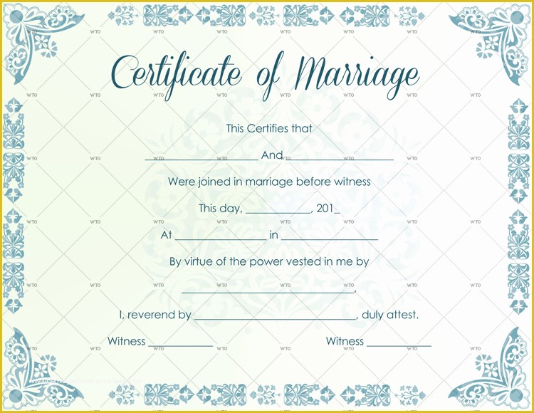 Free Marriage Certificate Template Microsoft Word Of 60 Marriage Certificate Templates for Microsoft Word