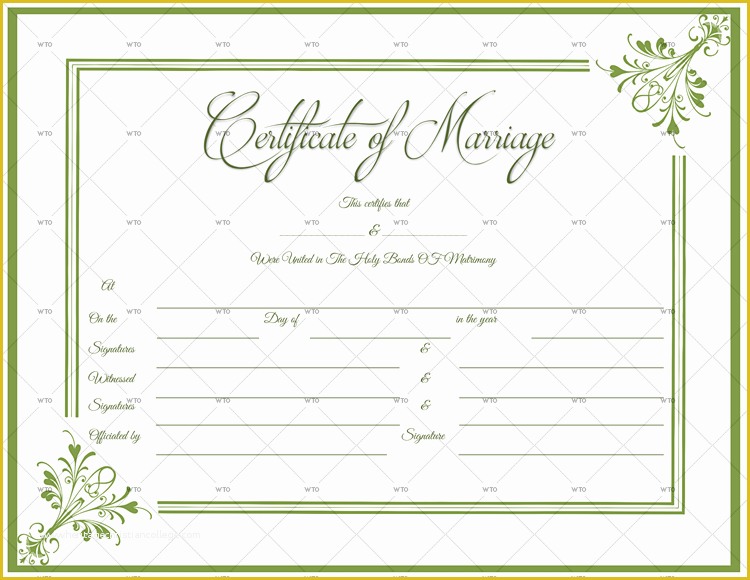 Free Marriage Certificate Template Microsoft Word Of 60 Marriage Certificate Templates for Microsoft Word