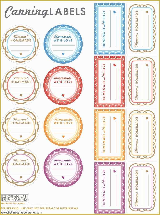 Free Mason Jar Label Templates Of 7 Best Of Free Printable Jar Label Templates Free