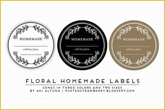 Free Mason Jar Label Templates Of Free Printable Floral Mason Jar Labels Mintedstrawberry
