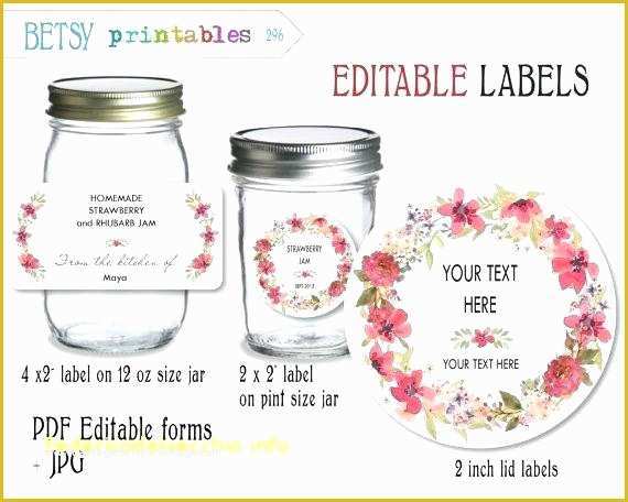 Free Mason Jar Label Templates Of Mason Jar Label Template Lera Mera Business Document